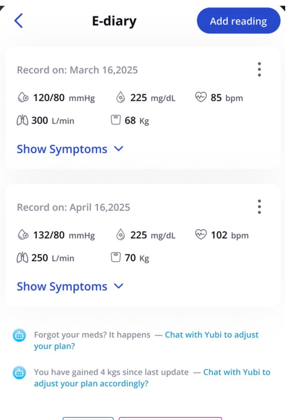 Ayuda Health E-Diary